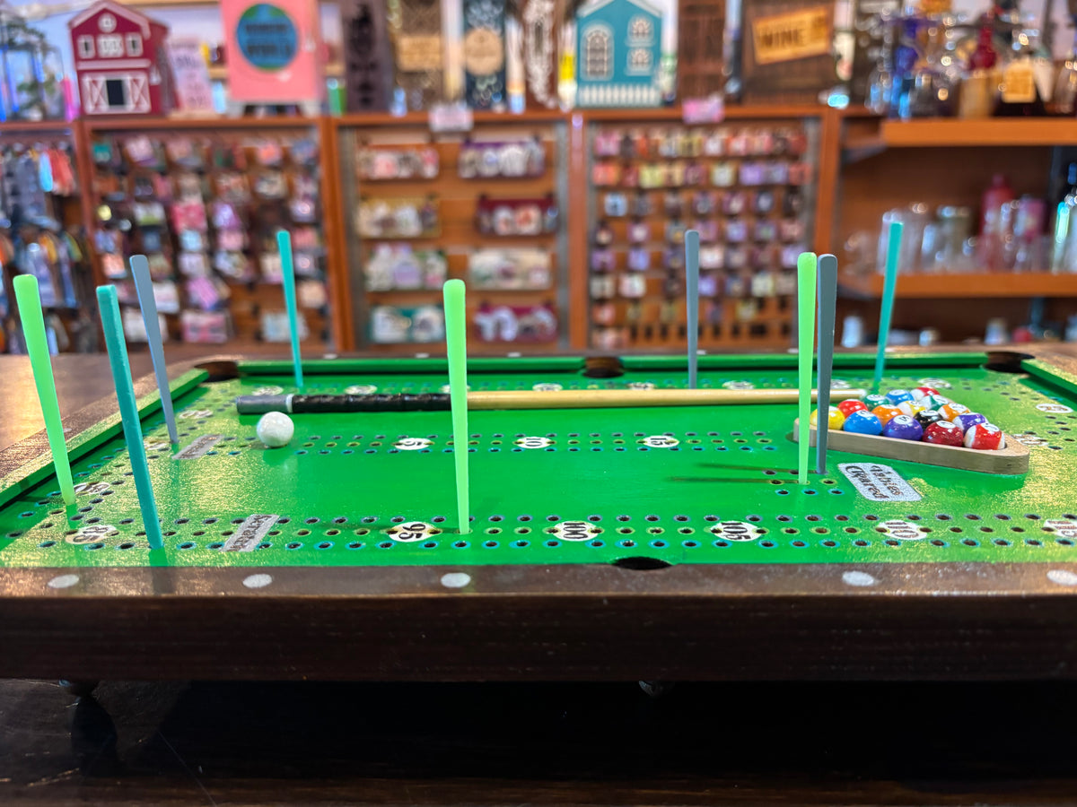 Pool Table Crib Board - Customizable