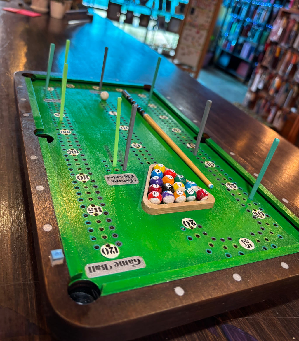 Pool Table Crib Board - Customizable