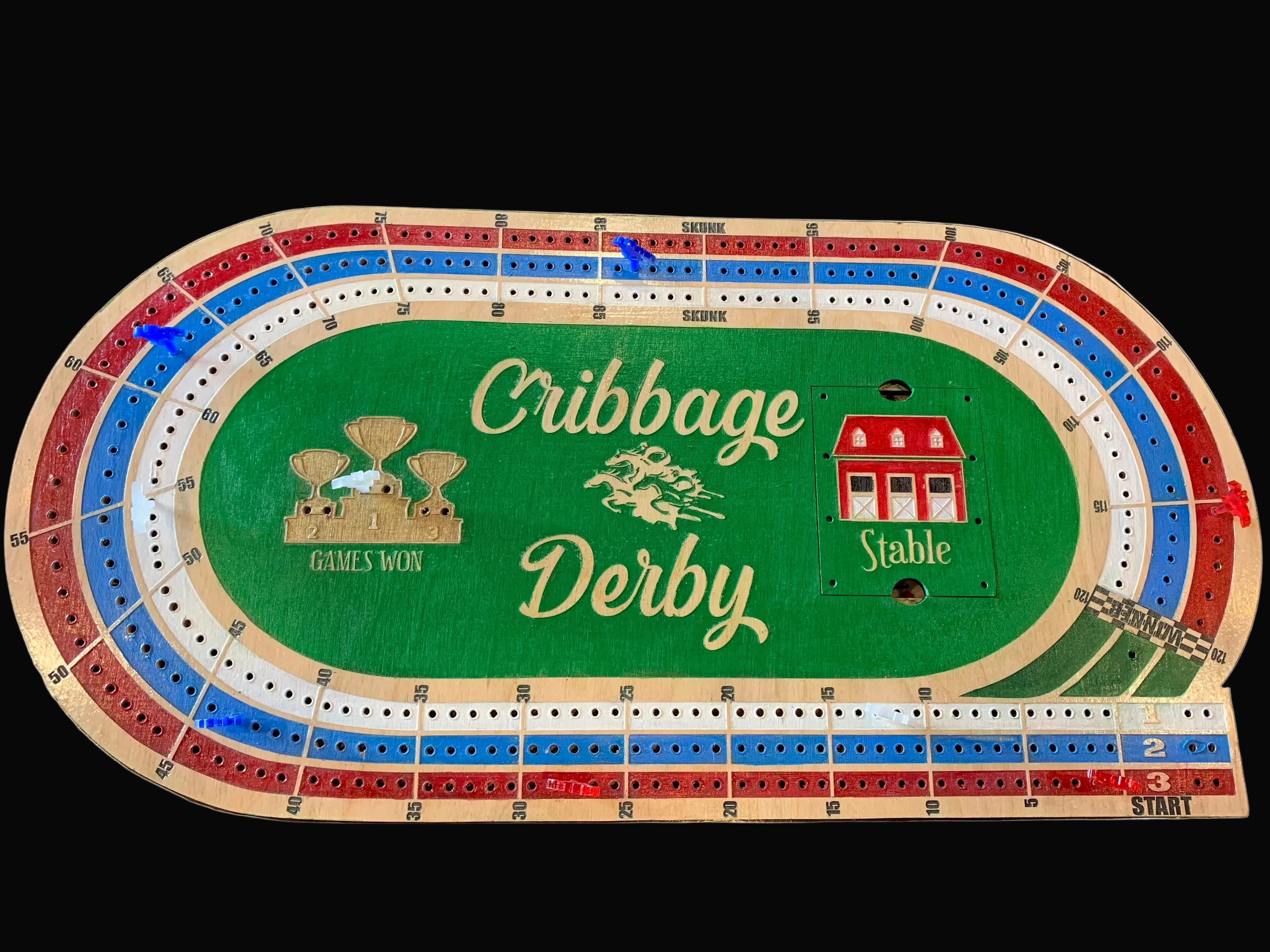 Cribbage Derby board game.
